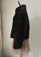 Exclusieve bont jas nerts m 38/40 maatwerk twv ca. 3.700,-, Maat 38/40 (M), Bruin, Ophalen of Verzenden, Zo goed als nieuw