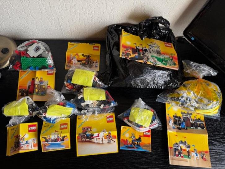 8 complete Lego ridder sets, Kinderen en Baby's, Speelgoed | Duplo en Lego, Gebruikt, Lego, Complete set, Ophalen