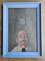Schilderij olieverf op board portret door Maurice Brenkman, Ophalen
