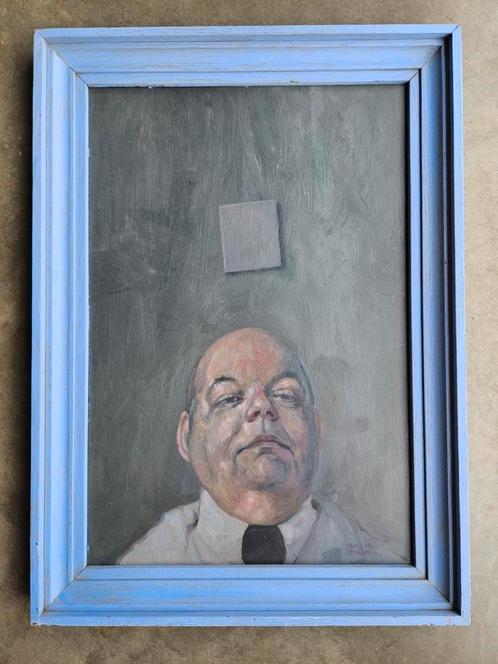 Schilderij olieverf op board portret door Maurice Brenkman, Antiek en Kunst, Kunst | Schilderijen | Klassiek, Ophalen