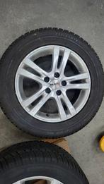 4 x aluminium velgen met Dunlop wintersport 3d 225 - 55 - 16, Auto-onderdelen, Banden en Velgen, Gebruikt, Velg(en), 16 inch, 225 mm