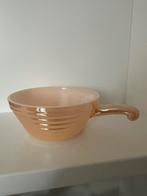 Fire King Anchor Hocking Beehive Melkglas  Peach Perzik, Ophalen of Verzenden