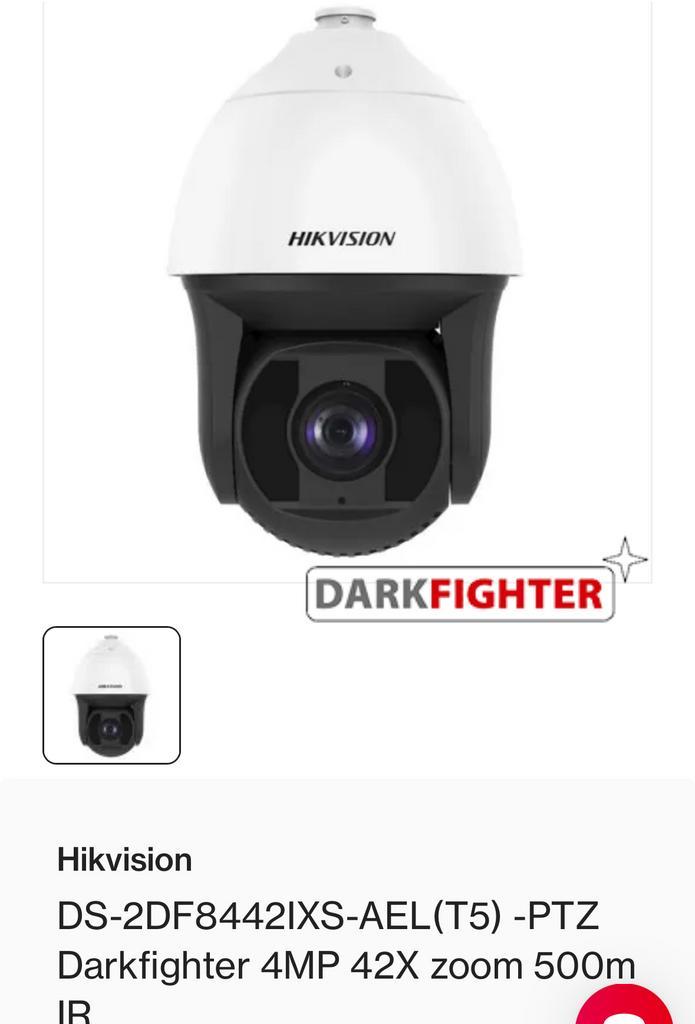 Hikvision DS-2DF8442IXS-AEL(T5) -PTZ 4MP 42X zoom 500m IR, Audio, Tv en Foto, Videobewaking, Zo goed als nieuw, Ophalen of Verzenden
