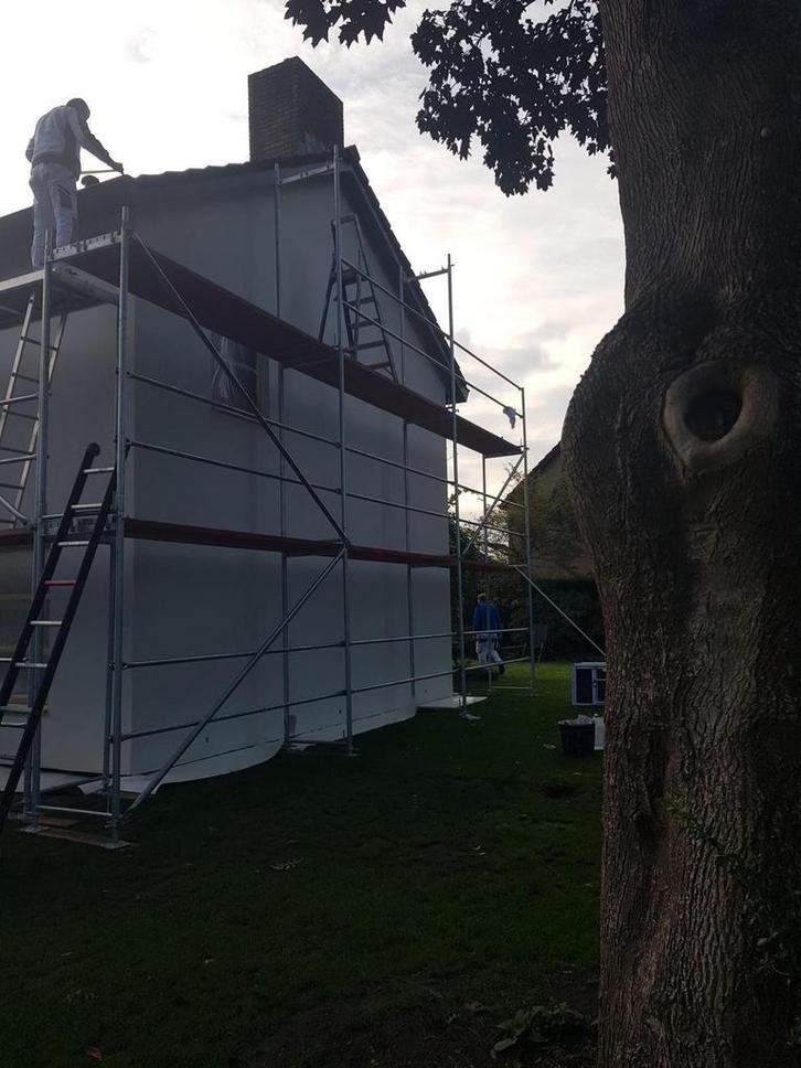 Gevelsteiger, Doe-het-zelf en Verbouw, Steigers, Zo goed als nieuw, Gevelsteiger, 5 meter of hoger, Ophalen