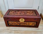 Antieke chinese dekenkist, messing beslag, Huis en Inrichting, Woonaccessoires | Kisten, Ophalen, Minder dan 50 cm, Gebruikt, 50 tot 100 cm