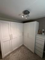 IKEA PAX hoekkast met GRIMO deuren - Wit, Ophalen, Overige materialen, 200 cm of meer, 50 tot 100 cm