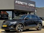 Volkswagen T-Roc 1.0 TSI R-LINE NWSTE-MODEL LEDER NAVI IQ-DR, Auto's, Volkswagen, Voorwielaandrijving, Gebruikt, Zwart, 19 km/l