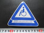 sticker rolstoel ferno macht mobil rampen rollstuhlbefestigu, Ophalen, Zo goed als nieuw, Bedrijf of Vereniging