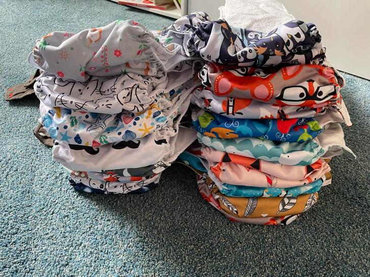 Compleet wasbare luier pakket - zo goed als nieuw!, Kinderen en Baby's, Badjes en Verzorging, Zo goed als nieuw, Overige typen