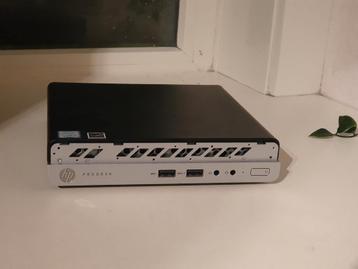 HP mini PC i3 8ste gen - 8GB ram - excl sierstrip (zie foto)