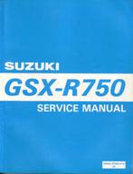 Suzuki GSX R750 Service Manual (5837z), Motoren, Handleidingen en Instructieboekjes, Ophalen of Verzenden, Suzuki