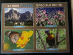 puzzel vier in een, Hobby en Vrije tijd, Ophalen, 500 t/m 1500 stukjes, Gebruikt, Legpuzzel