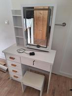 Meisjes kaptafel, Huis en Inrichting, Tafels | Kaptafels, Ophalen, Gebruikt, 50 tot 100 cm, Minder dan 100 cm