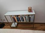 Jysk sidetable Goud wit., Huis en Inrichting, Tafels | Sidetables, Ophalen of Verzenden, Zo goed als nieuw, 25 tot 50 cm, Rechthoekig