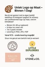 Uniek Logo op Maat – Binnen 1 Dag!, Ophalen, Nieuw