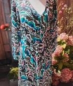 Gekleurde lange jurk Studio Anneloes Mt L, Ophalen of Verzenden, Zo goed als nieuw, Groen, Onder de knie