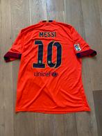 Barcelona 2014/15 Uitshirt – Messi – Maat XL – Authentiek, Nike, Maat 56/58 (XL), Oranje, Ophalen of Verzenden
