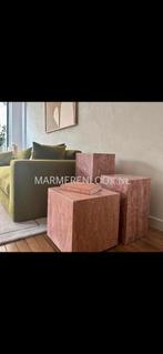 marmer en travertin tafels, Overige materialen, 100 tot 150 cm, Nieuw, Overige vormen