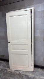 Paneeldeur met Meranti Binnenkozijn 67x114mm, Doe-het-zelf en Verbouw, Kozijnen en Schuifpuien, Gebruikt, Deurkozijn, Hout, Ophalen