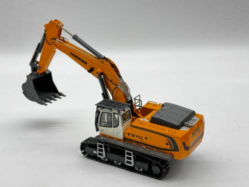 WSI LIEBHERR 970 SME graafmachine, Hobby en Vrije tijd, Modelauto's | 1:50, Zo goed als nieuw, Hijskraan, Tractor of Landbouw