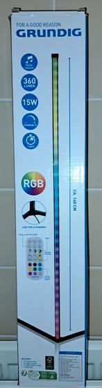Grundig Led vloerlamp met afstandsbediening, Ophalen, Nieuw, 100 tot 150 cm