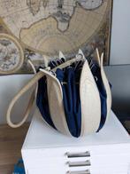 Bijzondere Beige/Blauwe Handtas by Lin, Ophalen of Verzenden, Gebruikt, Beige, Handtas