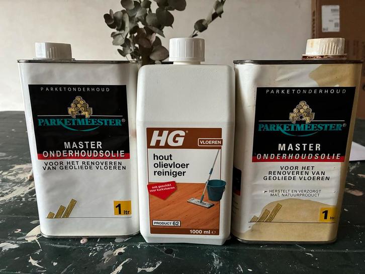 Houten vloer reiniger en onderhoudsolie, Doe-het-zelf en Verbouw, Verf, Beits en Lak, Nieuw, Beits, Minder dan 5 liter, Overige kleuren