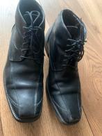 Nette Leren heren schoenen maat 42(Manfield/Pme), Kleding | Heren, Schoenen, Ophalen, Zo goed als nieuw, Zwart