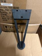 meubelpoten kast poten metaal 12cm nieuw!, Ophalen