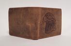 Havik portemonnee van leer portefeuille bruin leder wallet, Overige merken, Info@deconoord.nl, Bruin, Deco Noord