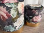 Set van 2 mooie poefen met opbergruimte, Huis en Inrichting, Woonaccessoires | Kandelaars en Kaarsen, Ophalen, Zo goed als nieuw