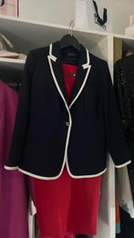 Donker blauwe jasje maat 48, Ophalen, Zo goed als nieuw, Maat 46/48 (XL) of groter, Blauw