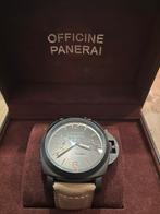Panerai horloge, Leer, Polshorloge, Zo goed als nieuw, Ophalen