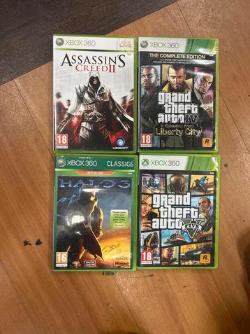 Xbox 360 Spellen - Assassin's Creed, GTA, Halo beschikbaar voor biedingen