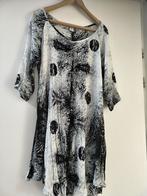 Luna Serena Zwart-Wit Jurk 42 44, Maat 38/40 (M), Zwart, Ophalen of Verzenden, Zo goed als nieuw