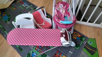 Poppen Speelgoed Set: Kinderwagen/Buggy, Stoel, Strijk beschikbaar voor biedingen