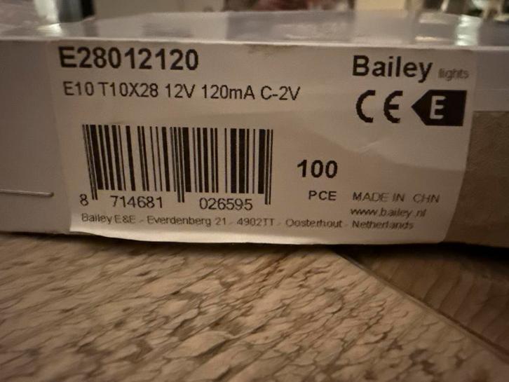 100x LED Lampjes E10 - 12V - Nieuw in verpakking, Auto-onderdelen, Verlichting, Nieuw, Ophalen of Verzenden