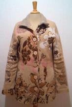 Mooi 80% lams wollen print vest van KOOI! L, Kleding | Dames, Truien en Vesten, Verzenden, Zo goed als nieuw, Maat 42/44 (L), Bruin