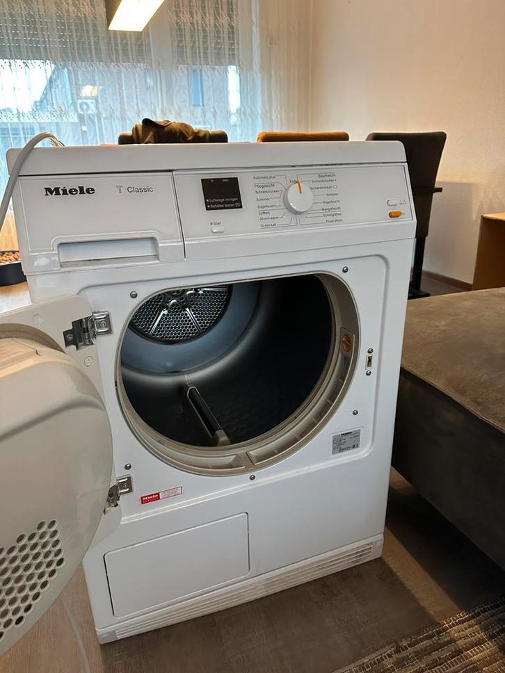 Condensdroger Miele TDA150, Witgoed en Apparatuur, Wasdrogers, Zo goed als nieuw, Condens, 6 tot 8 kg, 85 tot 90 cm, Anti-kreukfase