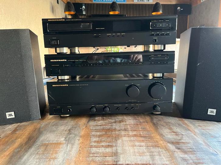 Marantz Stereo Set - CD, Tuner, Versterker, Audio, Tv en Foto, Stereo-sets, Gebruikt, Cassettedeck, Losse componenten, Ophalen
