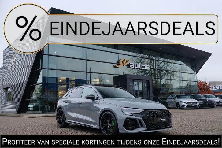 Audi RS3 Sportback 2.5 TFSI 400PK Quattro Hulk Panoramadak *, Auto's, Audi, Bedrijf, Te koop, RS3, 4x4, ABS, Achteruitrijcamera
