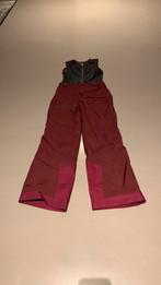 Bordeaux rode skibroek met rugbeschermer (12 jaar), Broek, Ophalen of Verzenden, Zo goed als nieuw, Maat 34 (XS) of kleiner