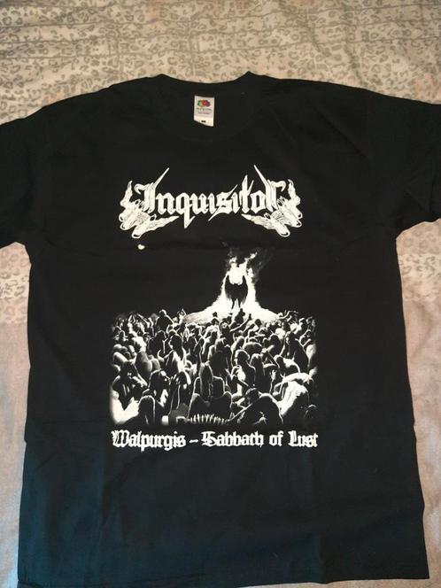 Inquisitor shirt maat L nieuw. Sadus thrash metal, Kleding | Heren, T-shirts, Zo goed als nieuw, Zwart, Ophalen of Verzenden