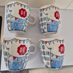 Set van 4 Douwe Egberts Senseo mokjes burendag, Overige typen, Ophalen of Verzenden, Zo goed als nieuw, Overige stijlen