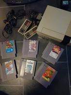 Nintendo NES met 2 controllers + 6 spellen, Spelcomputers en Games, Games | Nintendo NES, Ophalen, Gebruikt, 2 spelers, Eén computer