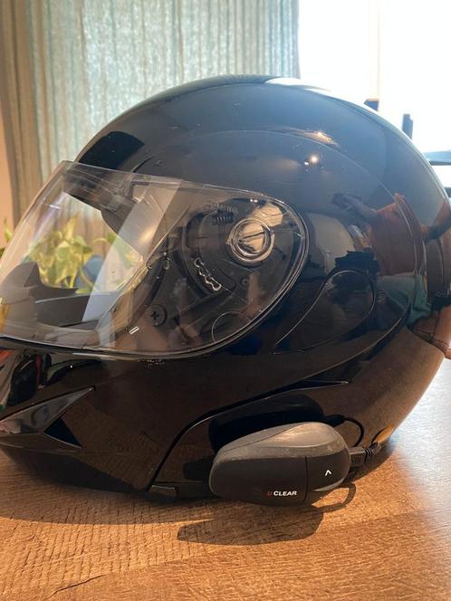Motorhelm B-Square met bluetooth headphones, Motoren, Kleding | Motorhelmen, Heren, Integraalhelm, L, Overige merken, Tweedehands
