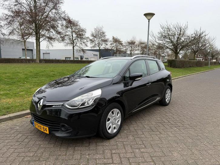 Renault Clio 1.5 DCI 66KW Estate 2014 Zwart, Auto's, Renault, Particulier, Clio, Diesel, Euro 5, B, Stationwagon, Handgeschakeld