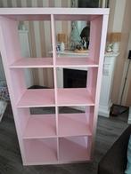 Ikea Vakkenkast - Roze, Huis en Inrichting, Kasten | Boekenkasten, Ophalen, Gebruikt, 100 tot 150 cm, 50 tot 100 cm