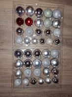 Zilveren kerstballen diverse maten en soorten, Diversen, Ophalen of Verzenden, Zo goed als nieuw