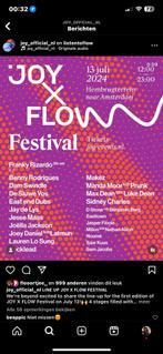 Joy X Flow festival tickets, Tickets en Kaartjes, Drie personen of meer